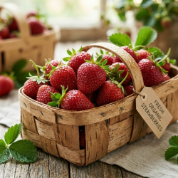 Organic Strawberries (250g)
